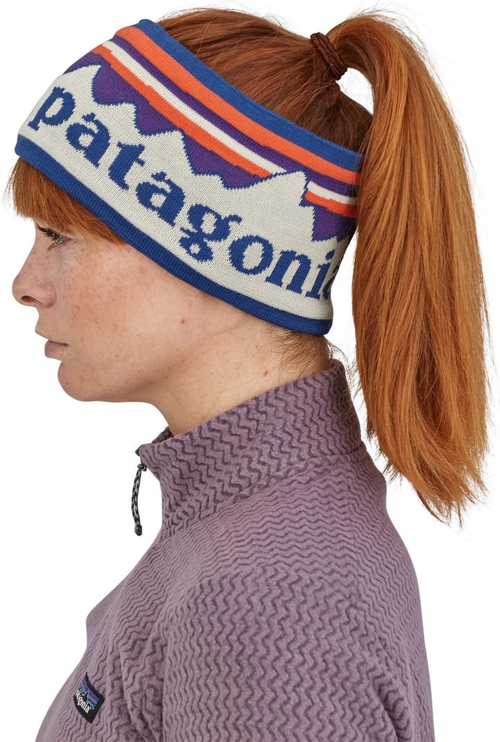 Patagonia Powder Town Headband Fitz Roy Sunrise Knit: Birch White Patagonia Patagonia Powder Town Headband Fitz Roy Sunrise Knit: Birch White Patagonia