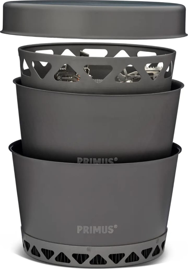 Primus Primetech Stove Set II 2x2.3L W. Pan No Color Primus Primus Primetech Stove Set II 2x2.3L W. Pan No Color Primus
