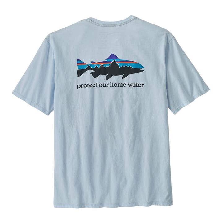 Patagonia M's Home Water Trout Organic T-Shirt Chilled Blue Patagonia Patagonia M's Home Water Trout Organic T-Shirt Chilled Blue Patagonia