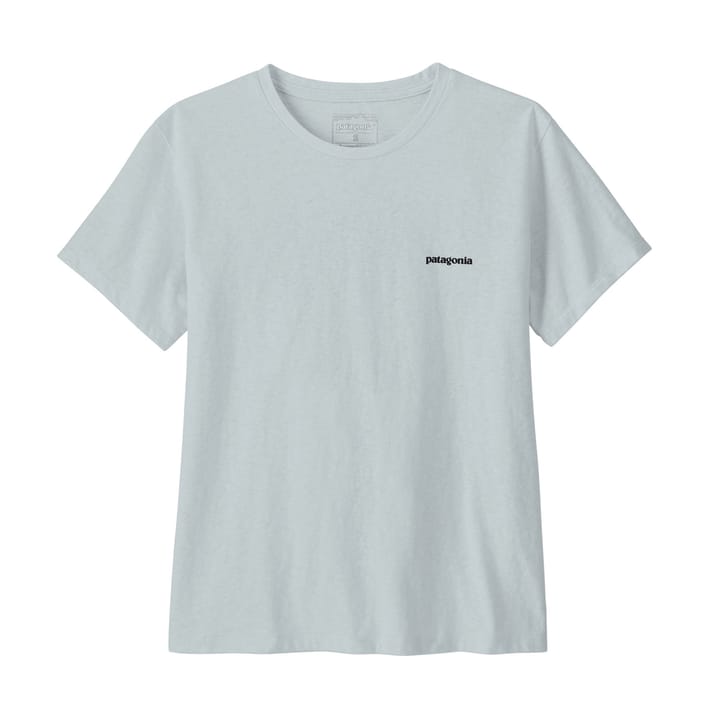 Patagonia Women's P-6 Logo Responsibili-Tee Fiber White Patagonia