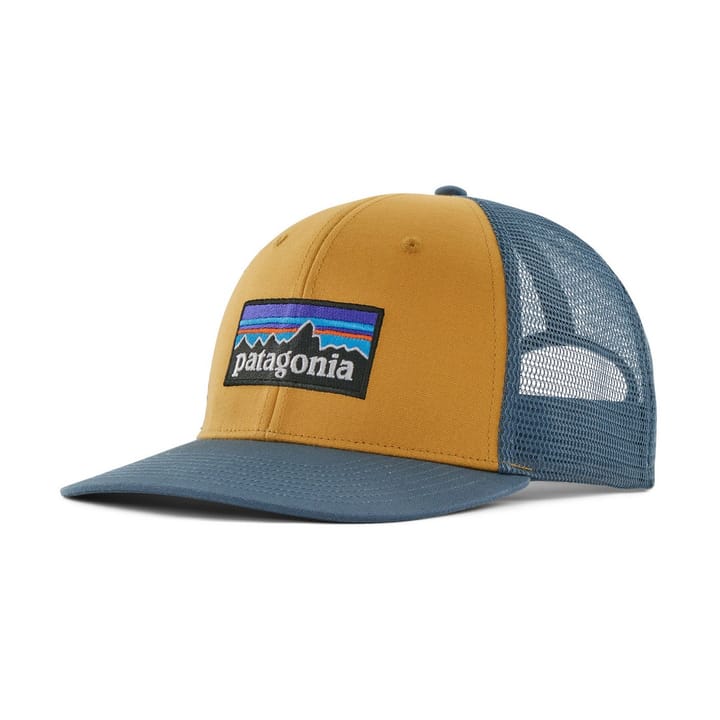 Patagonia P-6 Logo Trucker Hat Pufferfish Gold Patagonia