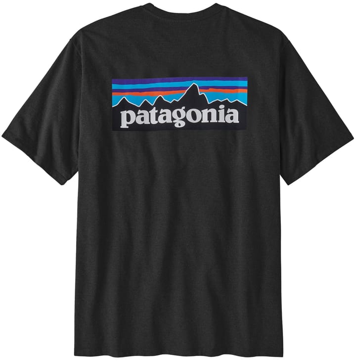 Patagonia Men's P-6 Logo Responsibili-Tee Black Patagonia
