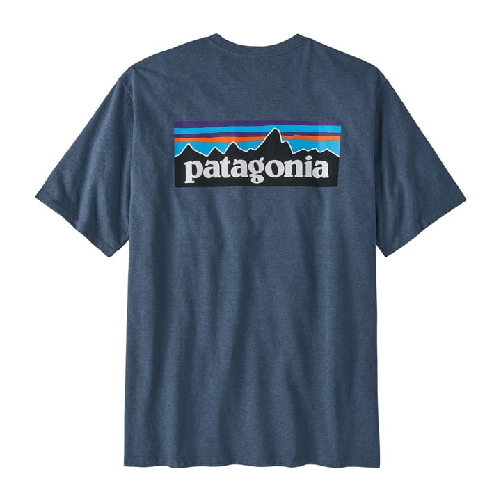 Patagonia Men's P-6 Logo Responsibili-Tee Utility Blue Patagonia Patagonia Men's P-6 Logo Responsibili-Tee Utility Blue Patagonia