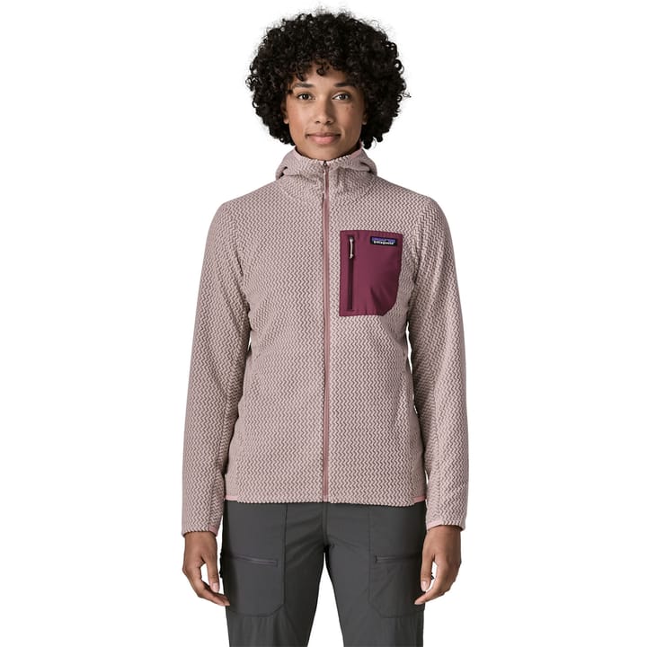 Patagonia Women's R1 Air Fleece Full-Zip Hoody Stingray Mauve Patagonia