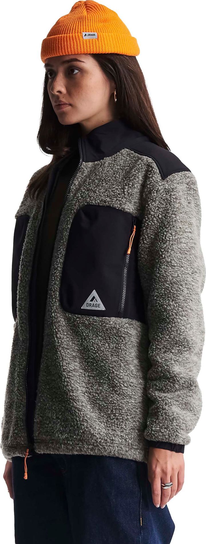 Orage Unisex Grizzly Pile Jacket Boreal Orage