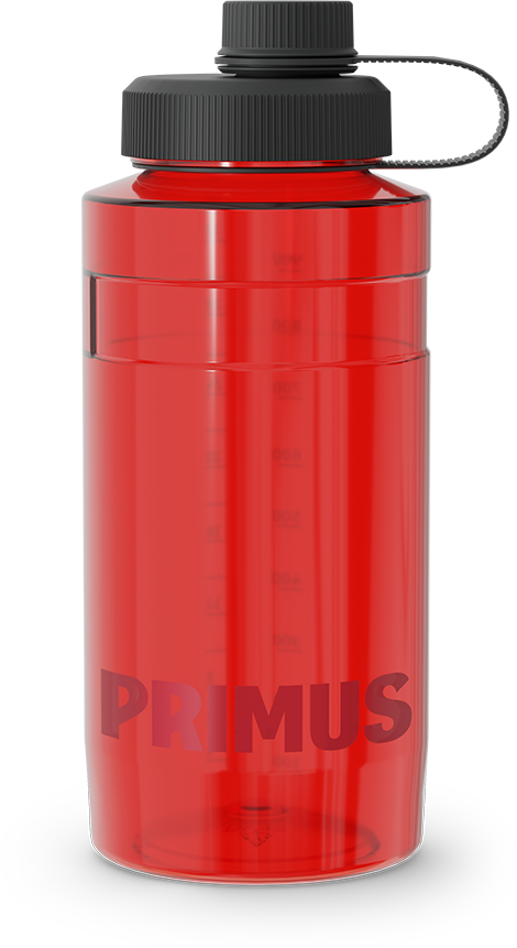 Primus Kvarts Tritan Bottle 1.0 L Drink Cap Primus Red  No color OneSize