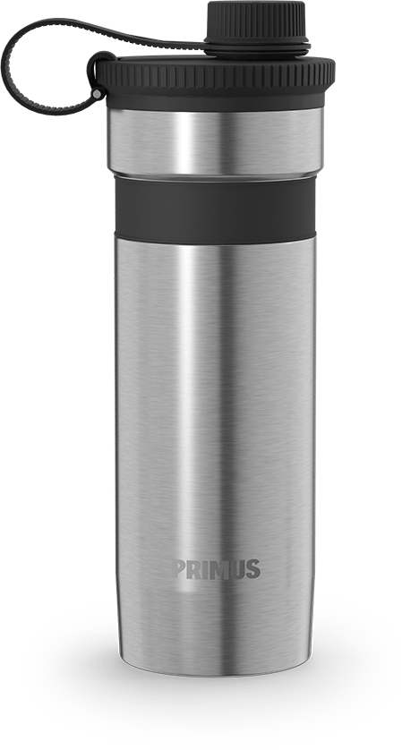 Primus Mika Wide Insulated Bottle 0.5 L Drink Cap Stainless Steel