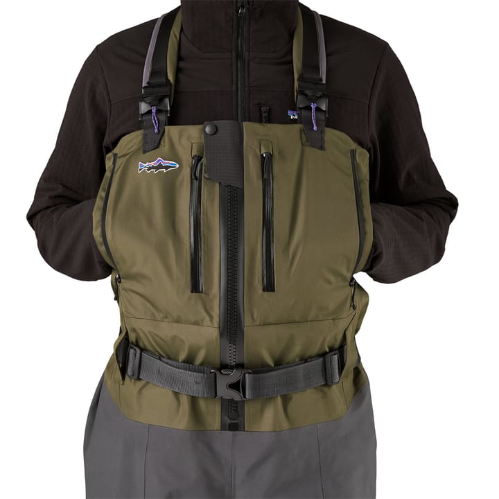 Patagonia M'S Swiftcurrent Expedition Zip Front Waders Basin Green Patagonia