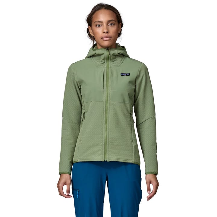 Patagonia W'S R2 Crossstrata Hoody Canopy Green Patagonia