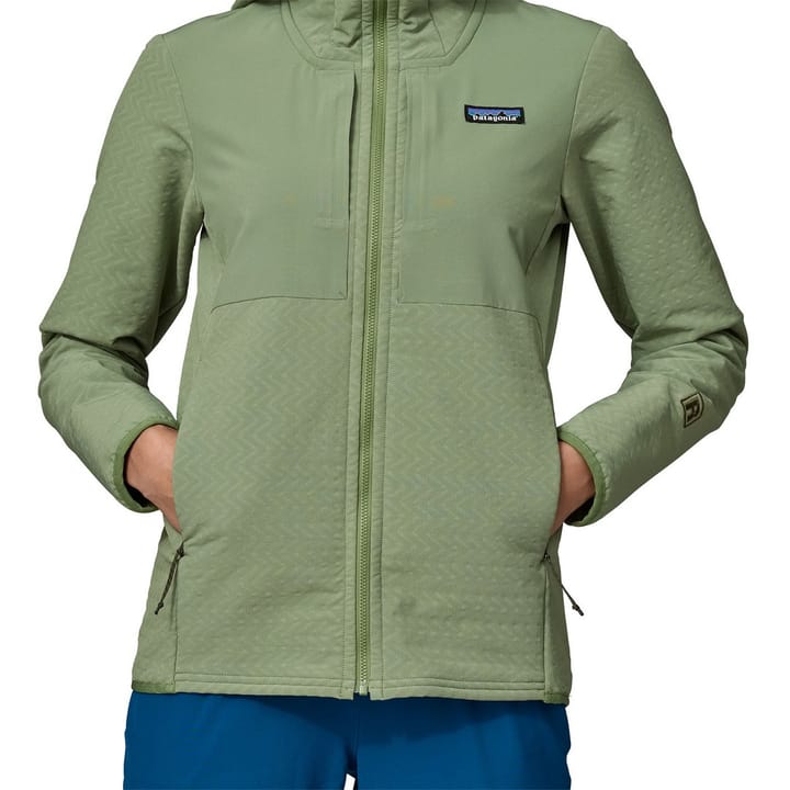 Patagonia W'S R2 Crossstrata Hoody Canopy Green Patagonia