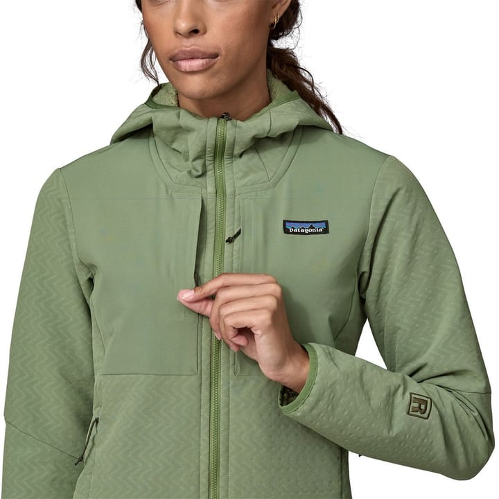 Patagonia W'S R2 Crossstrata Hoody Canopy Green Patagonia