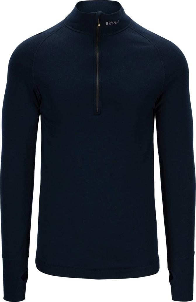 Brynje Arctic Zip-Polo 3/4 Neck W/Inlay Navy Brynje