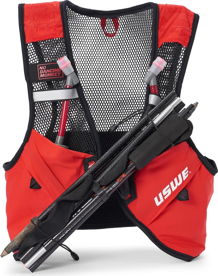 USWE Pace 2l Trail Running Vest Red/black USWE