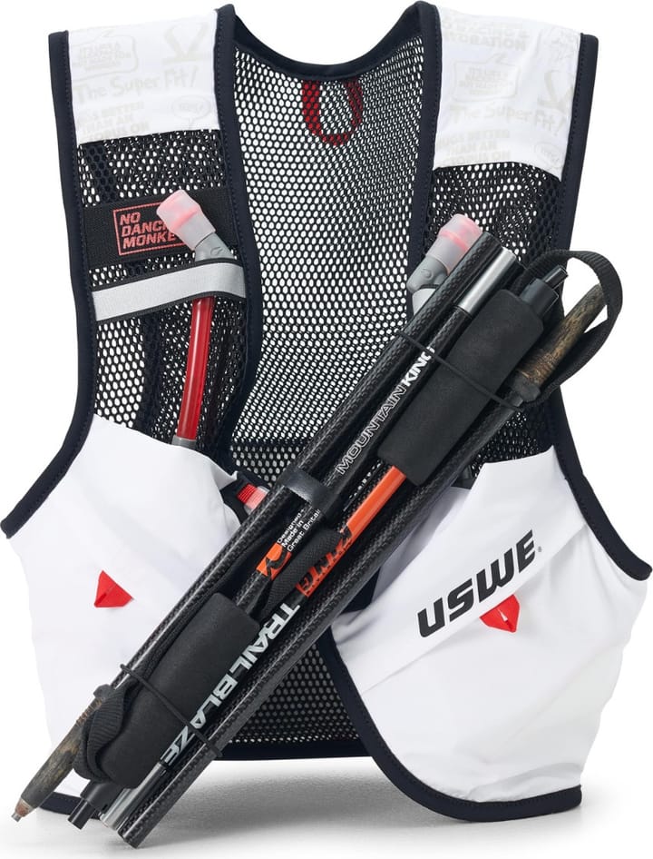 USWE Pace 2l Trail Running Vest White/black USWE