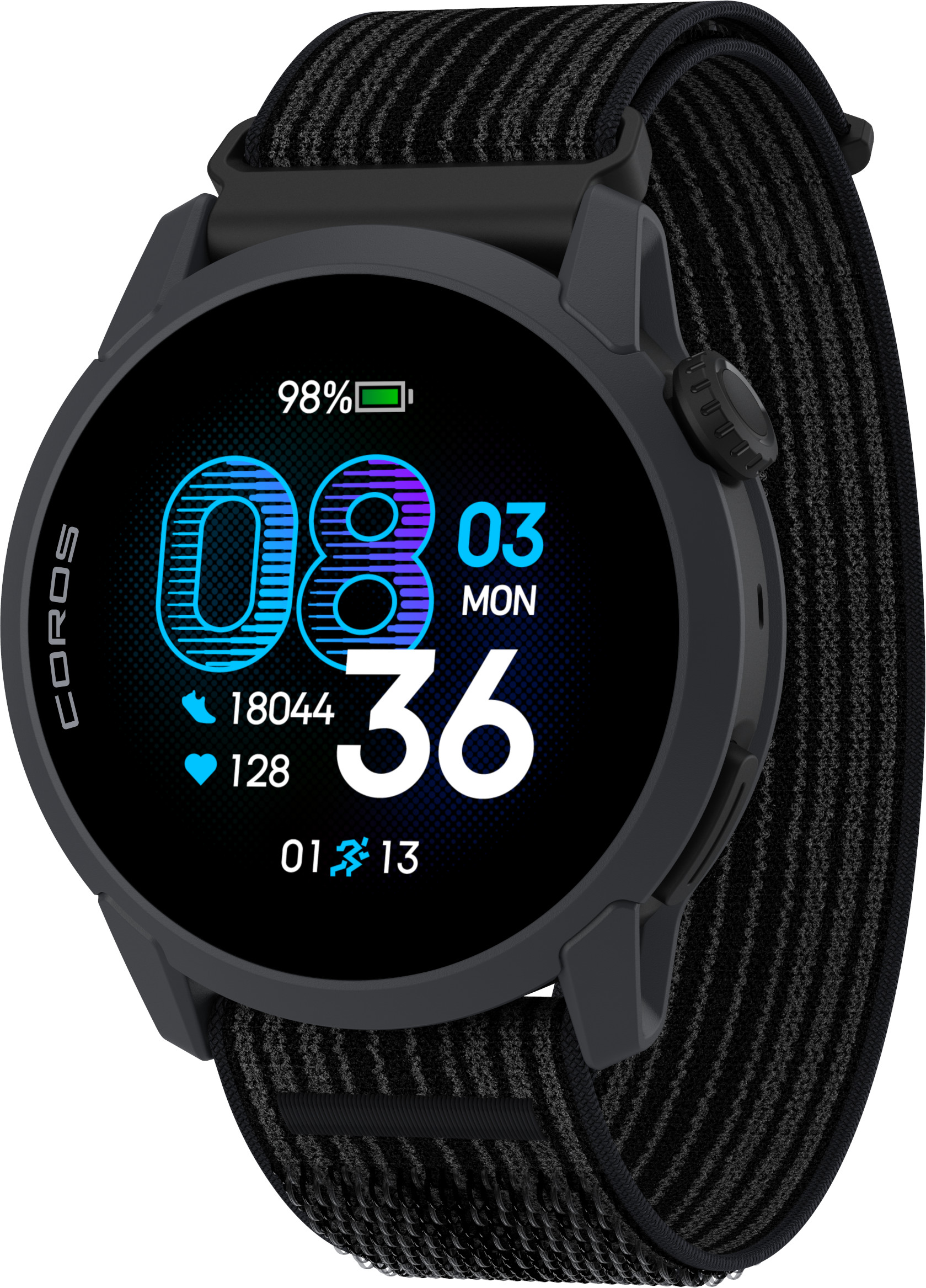Coros Pace 4 Nylon Black Treningsklokker OneSize