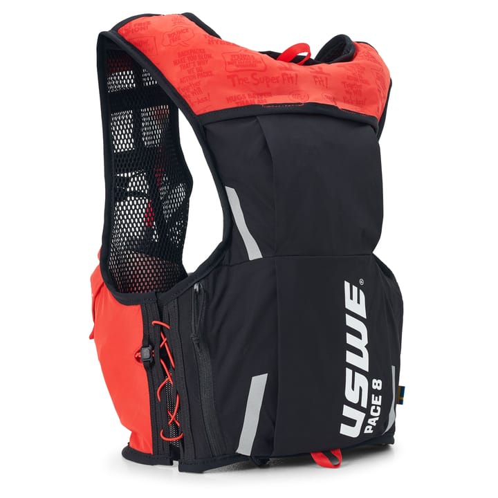 USWE Pace 8L Trail Running Vest Red/black USWE