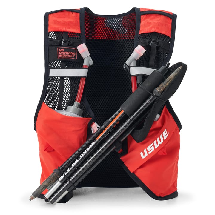 USWE Pace 8L Trail Running Vest Red/black USWE