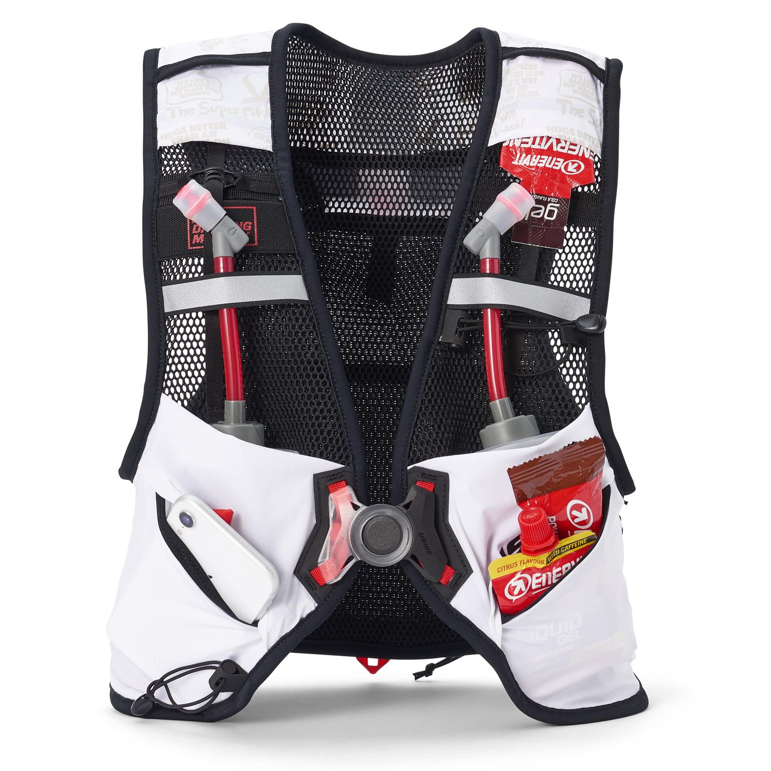 USWE Pace 8L Trail Running Vest White/black