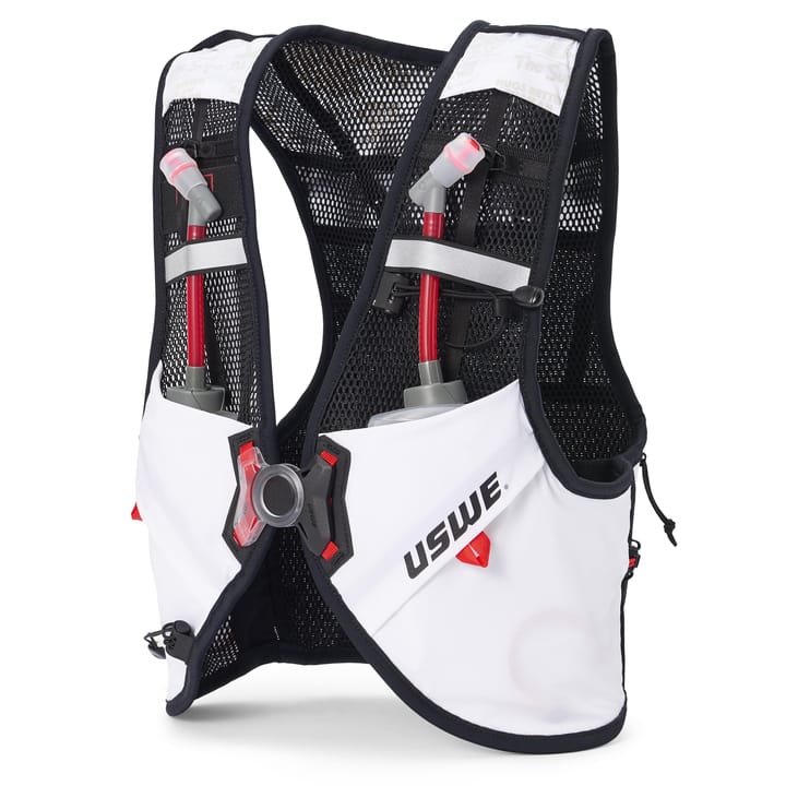 USWE Pace 8L Trail Running Vest White/black USWE