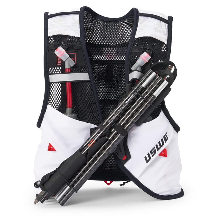 USWE Pace 8L Trail Running Vest White/black USWE