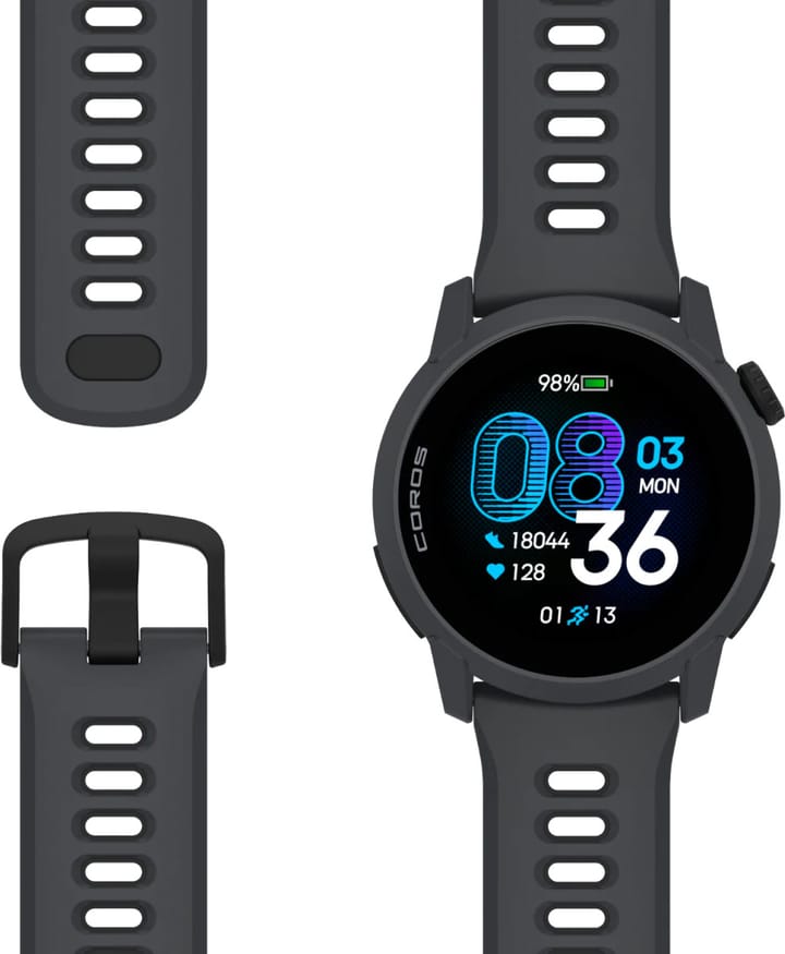 Coros Pace 4 Silicone Black Coros