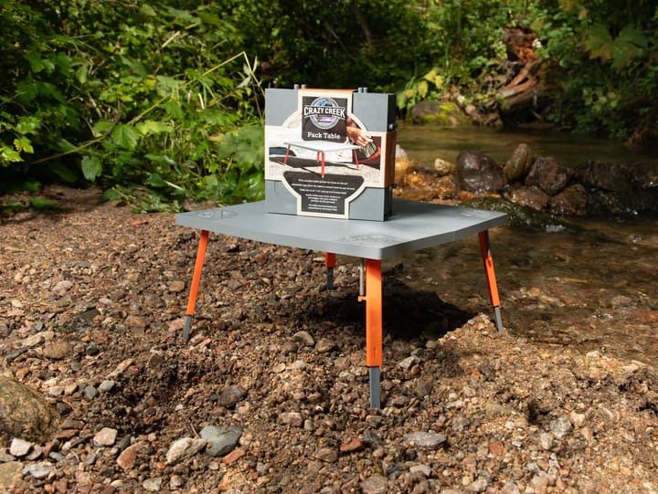 Crazy Creek The Pack Table Grey Cement Crazy Creek