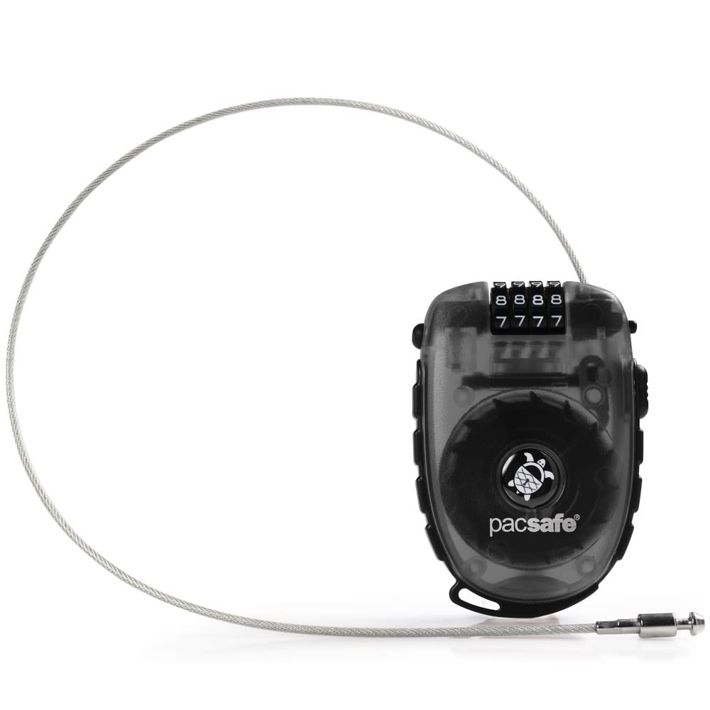 Pacsafe Retractasafe 250 4-dial Retractable Cable Lock Smoke Reisesikkerhet OneSize