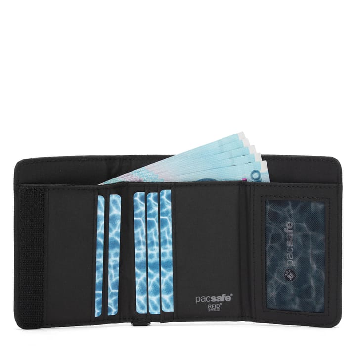 Pacsafe Rfidsafe Trifold Wallet Carbon Pacsafe