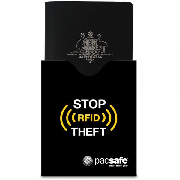 Pacsafe Pac Rfidsleeve 50 Black Pacsafe