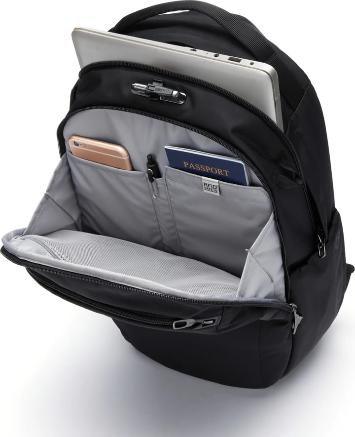 Pacsafe V 26L Anti-Theft Tour Backpack Jet Black Pacsafe