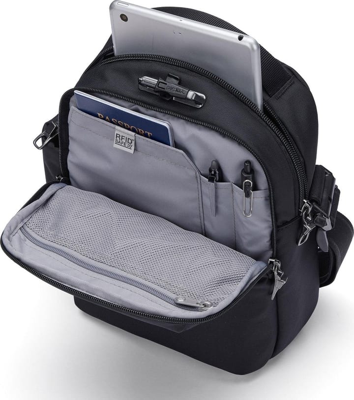 Pacsafe V Anti-Theft Tour Crossbody Jet Black Pacsafe