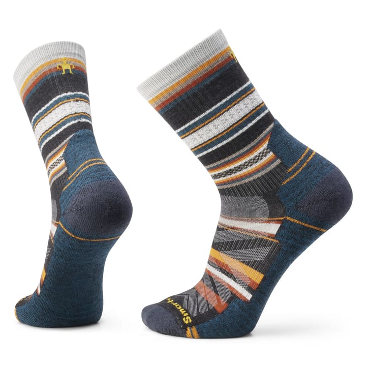 Smartwool Unisex Hike Light Cushion Panorama Crew Socks Charcoal Smartwool Smartwool Unisex Hike Light Cushion Panorama Crew Socks Charcoal Smartwool