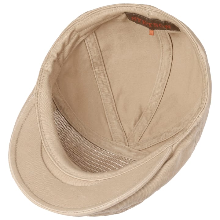 Stetson Paradise Cotton Flat Cap Beige Stetson
