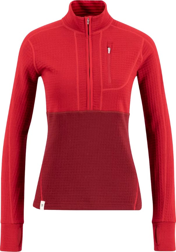 Ulvang Women's Peak Field Half Zip Midlayer Biking Red/Chilli Pepper Ulvang