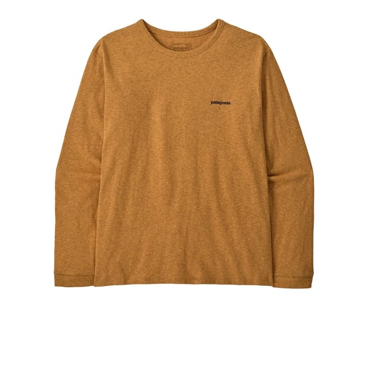 Patagonia Women's Long-Sleeved P-6 Logo Responsibili-Tee Dried Mango Patagonia