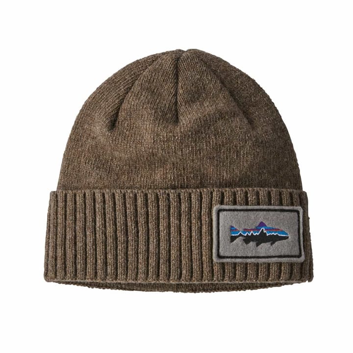 Patagonia Brodeo Beanie Fitz Roy Trout Patch: Ash Tan Patagonia Patagonia Brodeo Beanie Fitz Roy Trout Patch: Ash Tan Patagonia