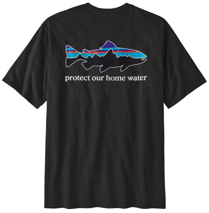 Patagonia M's Home Water Trout Organic T-Shirt Ink Black Patagonia
