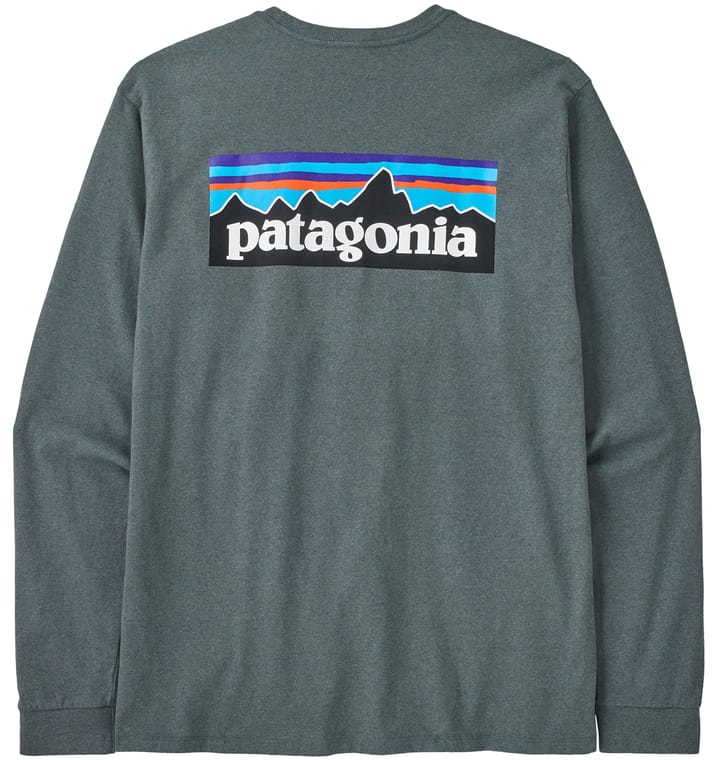 Patagonia M's L/S P-6 Logo Responsibili-Tee Nouveau Green Patagonia