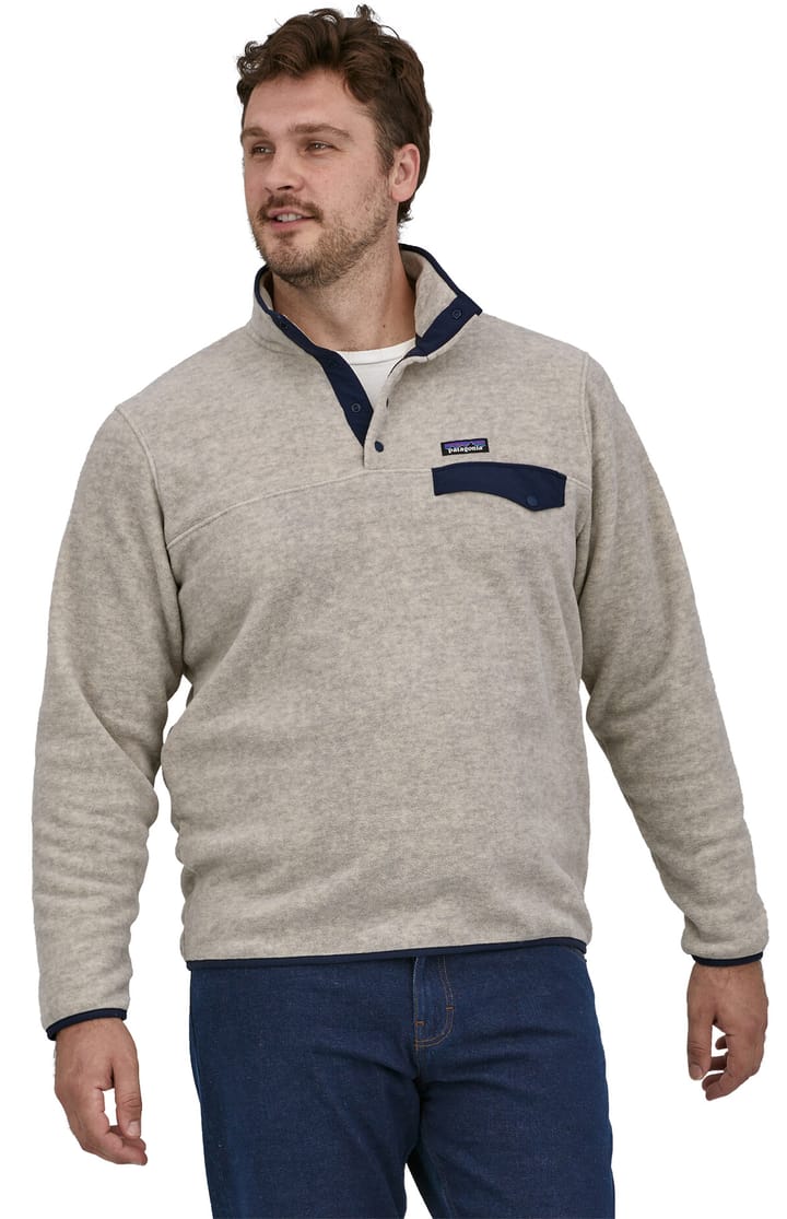 Patagonia Men's Lightweight Synchilla Snap-T Fleece Pullover Oatmeal Heather Patagonia Patagonia Men's Lightweight Synchilla Snap-T Fleece Pullover Oatmeal Heather Patagonia