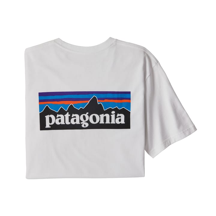 Patagonia Men's P-6 Logo Responsibili-Tee White Patagonia
