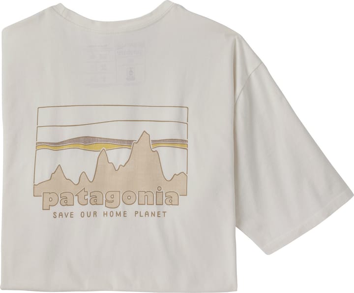 Patagonia Men's 73 Skyline Organic T-Shirt Birch White Patagonia