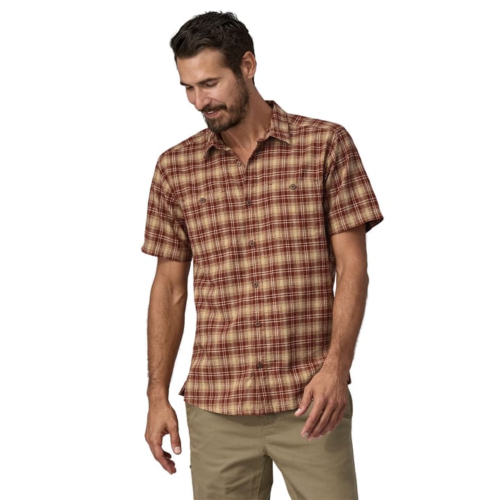 Patagonia Men's Back Step Shirt Beyond Horizons: Mangrove Red Patagonia