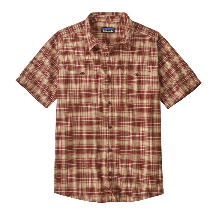Patagonia Men's Back Step Shirt Beyond Horizons: Mangrove Red Patagonia