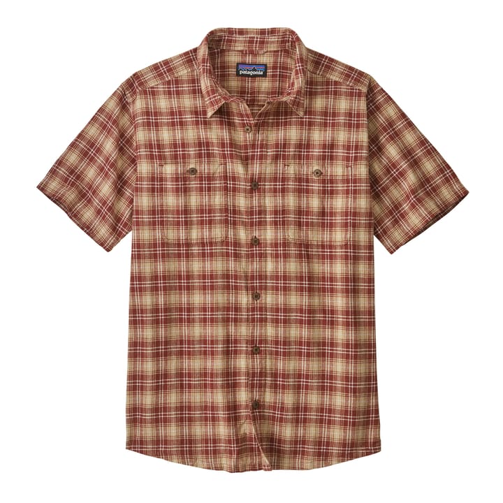 Patagonia Men's Back Step Shirt Beyond Horizons: Mangrove Red Patagonia