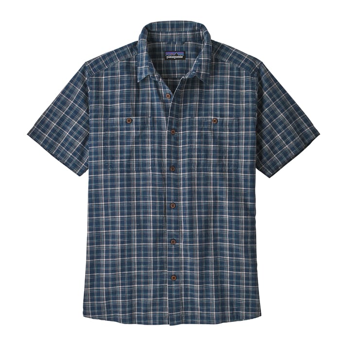 Men's Back Step Shirt Founder: Stone Blue Patagonia