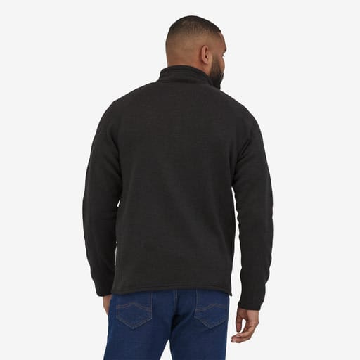 Patagonia Men's Better Sweater 1/4 Zip Black Patagonia