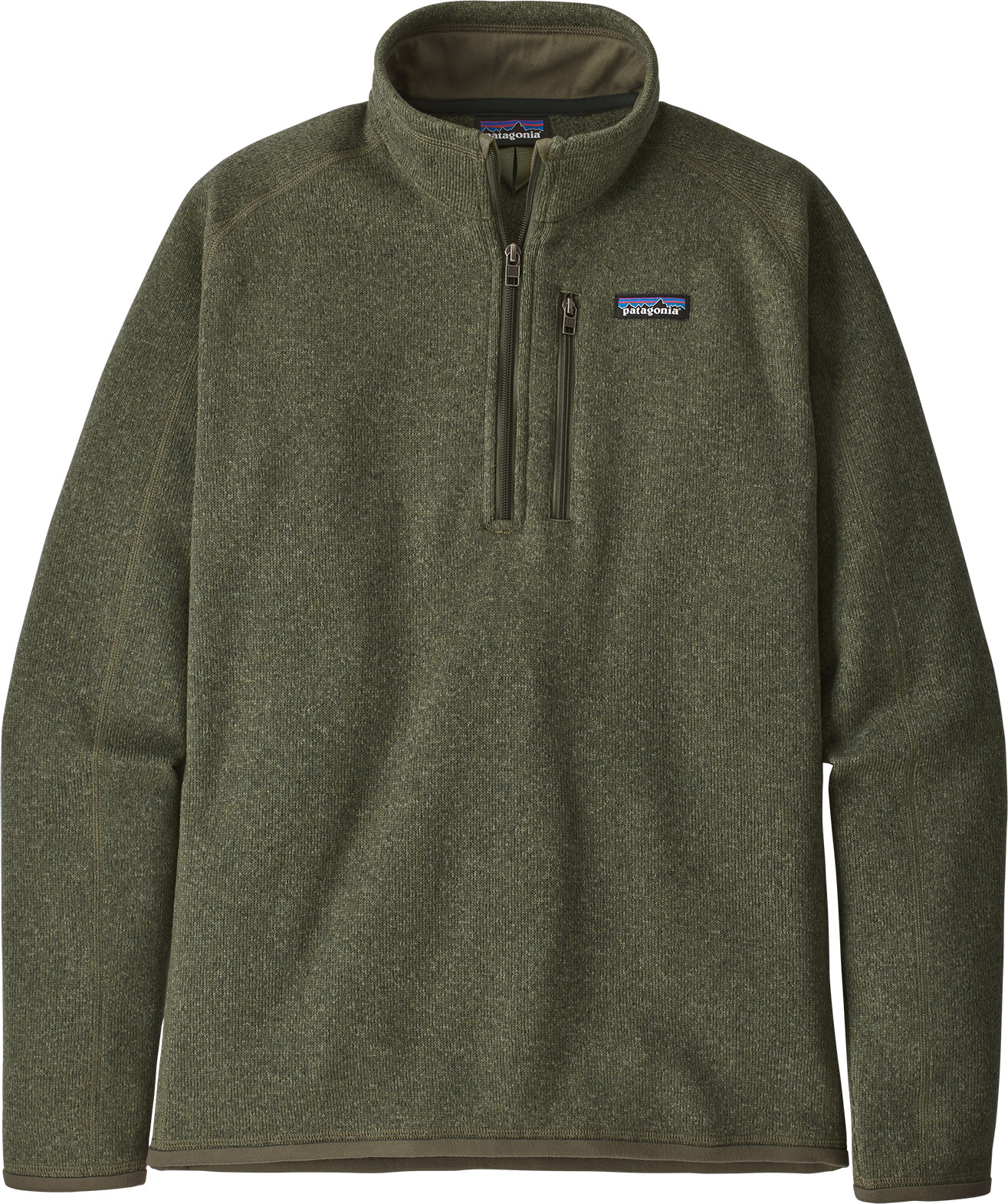 Patagonia Men's Better Sweater 1/4 Zip Fleece Industrial Green XL, Industrial Green