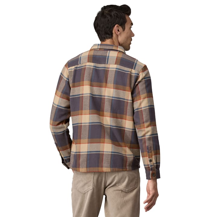 Patagonia Men's Fjord Flannel Shirt Sunrise Ridge/Forge Grey Patagonia
