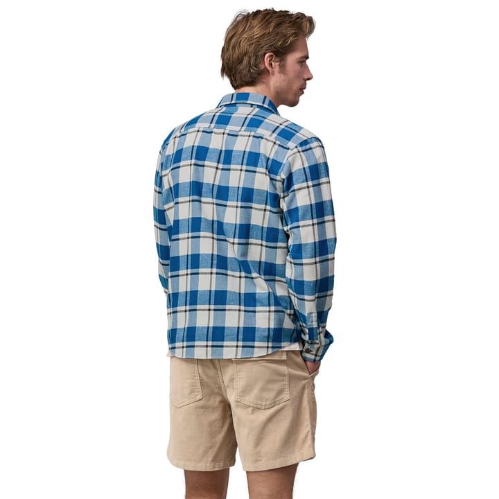 Patagonia Men's L/S Cotton in Conversion LW Fjord Flannel Shirt Captain: Endless Blue Patagonia