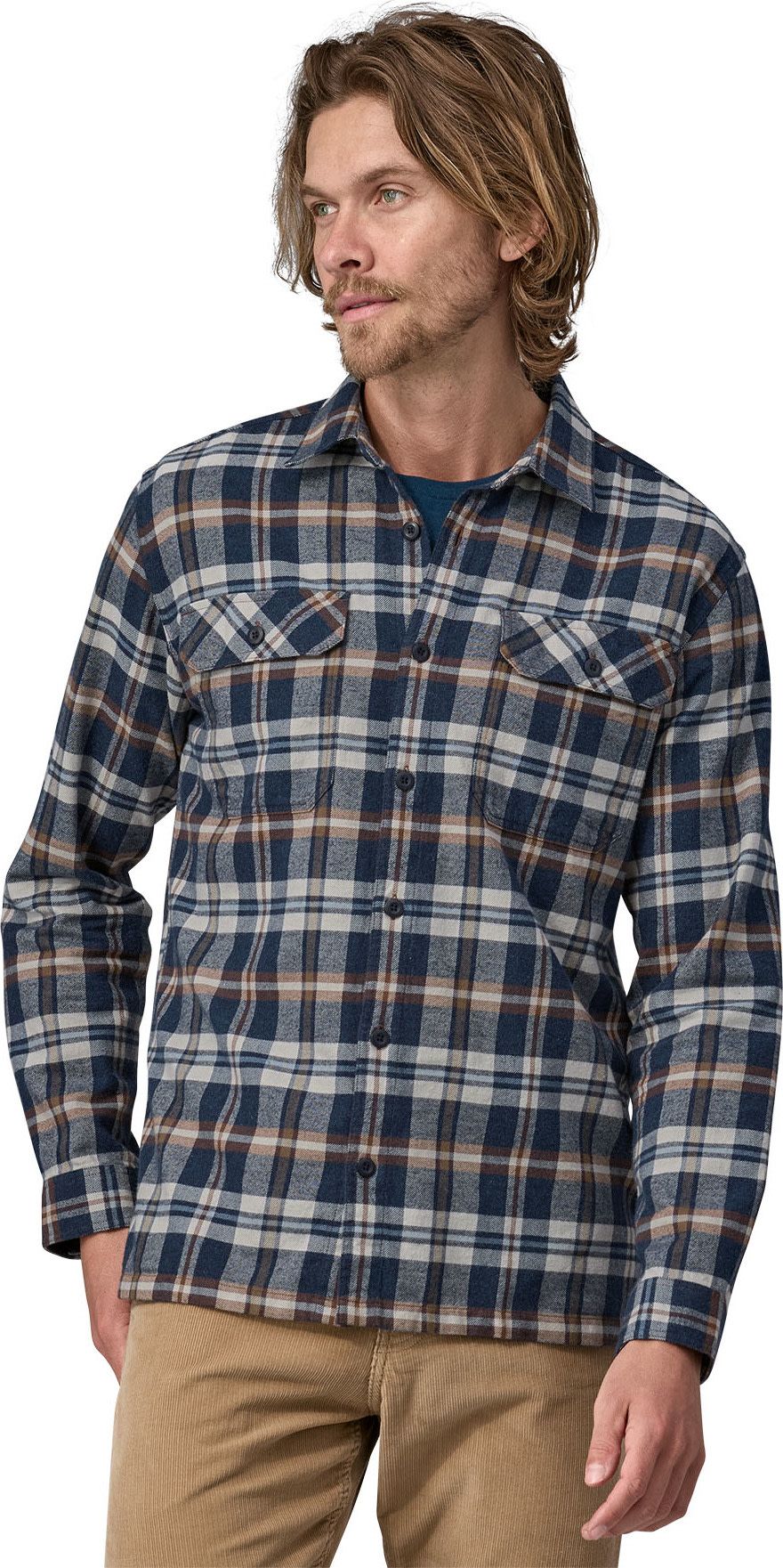 Patagonia fjord flannel 2025 long sleeve shirt